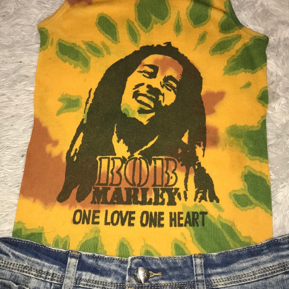 Bob Marley Tie Dye Tank